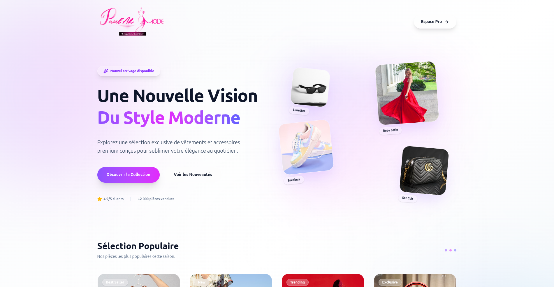 Paul'Ah Mode — Fashion Mode CRM screenshot 3